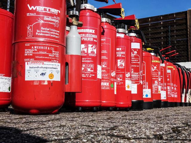 Feuerlöscherprüfaktion in Donsieders