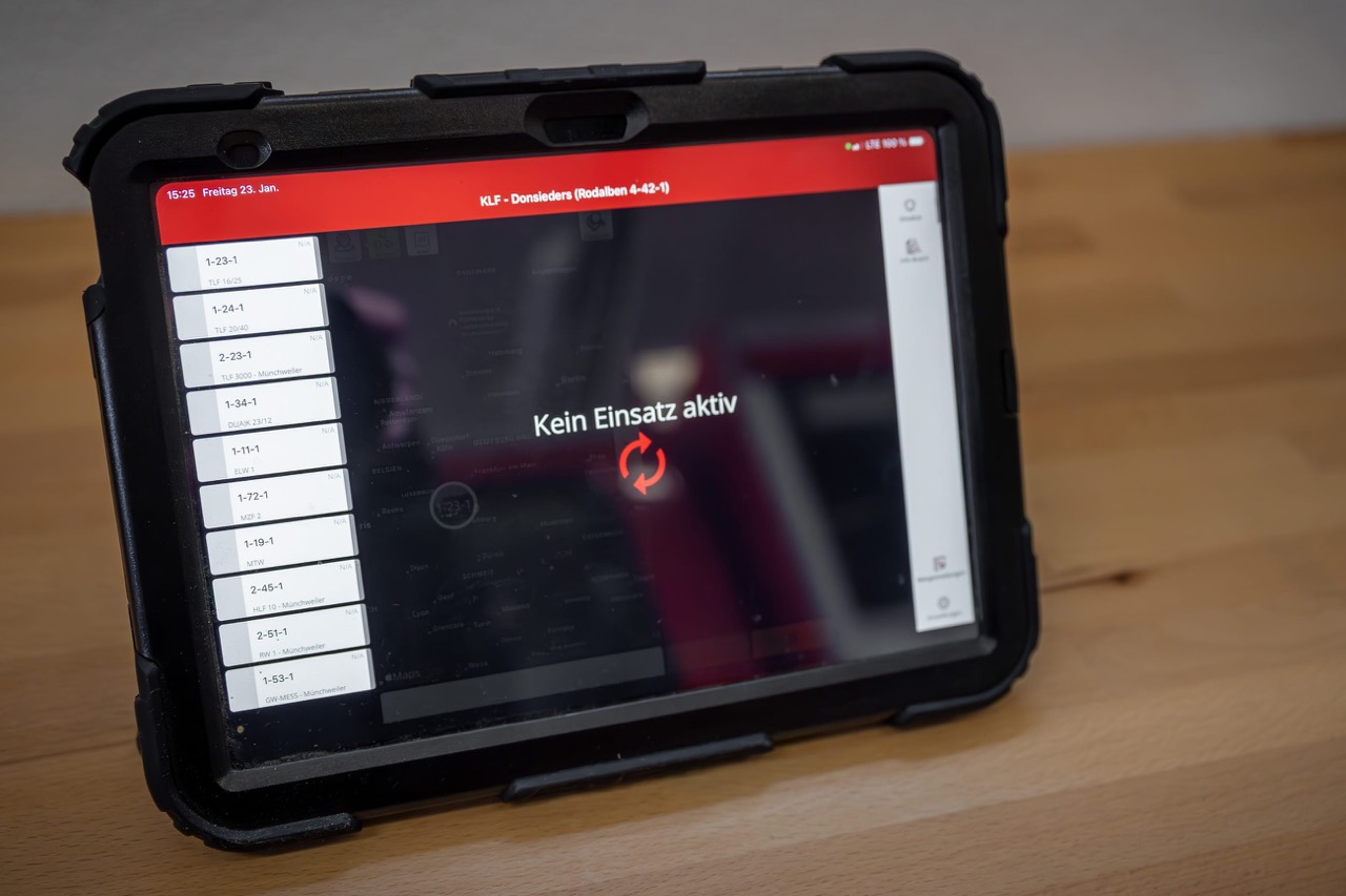 iPad neu im Einsatzdienst