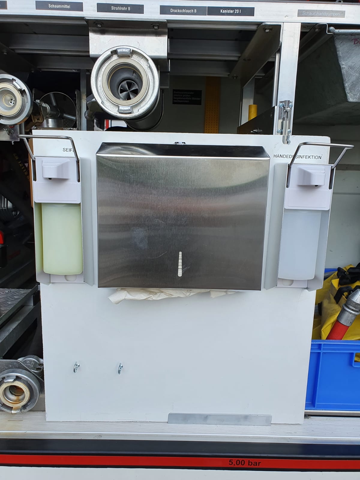 Neues Hygiene Board nachgerüstet